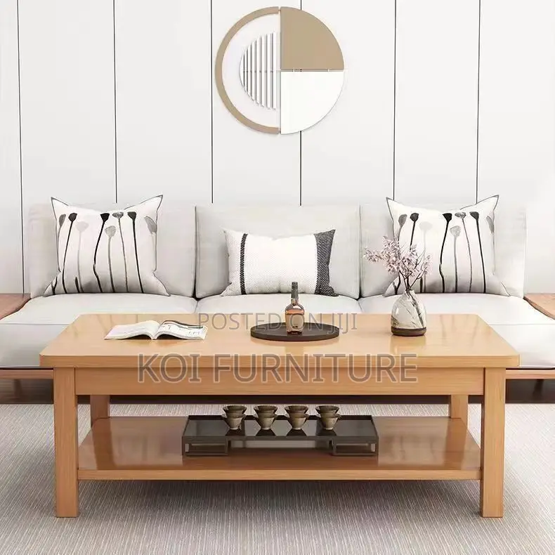 Coffee Table; Solid Mahogany Executive Home Office Coffee Table