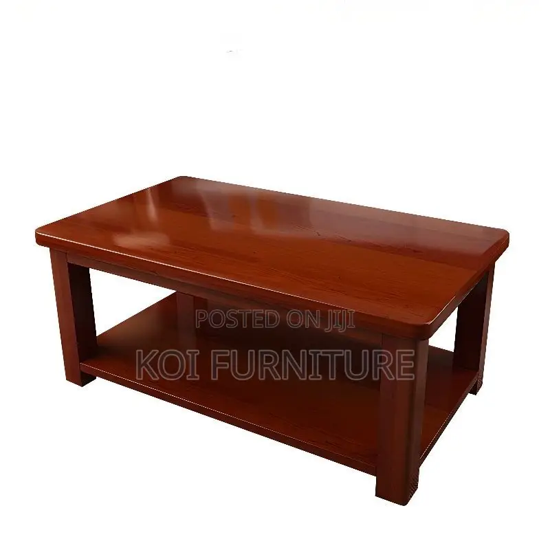 Coffee Table; Solid Mahogany Executive Home Office Coffee Table