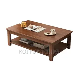 Coffee Table; Solid Mahogany Executive Home Office Coffee Table