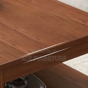 Coffee Table; Solid Mahogany Executive Home Office Coffee Table