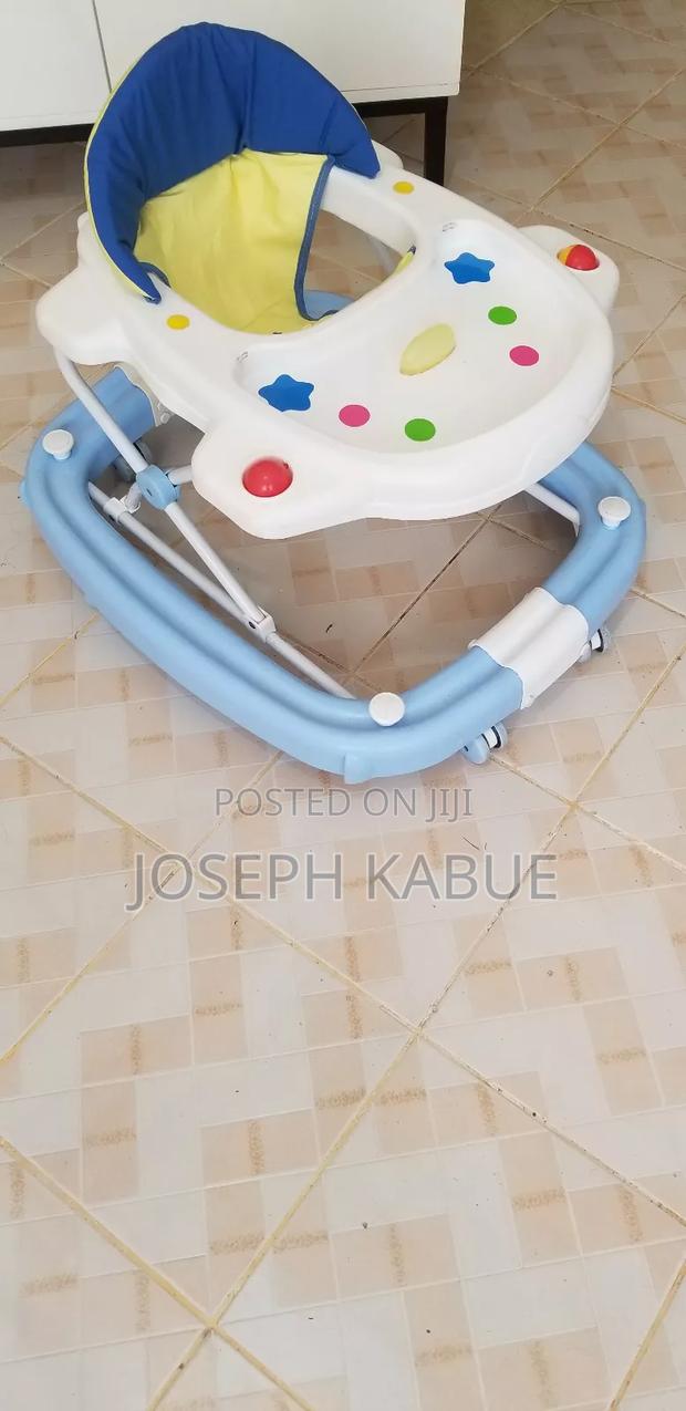 Baby Walker Blue/ White - main view