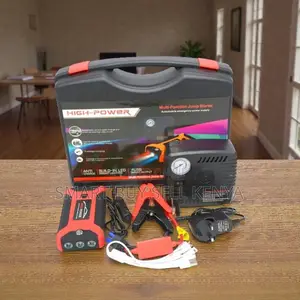 Quick Recharge Time 12v 99800mah Car Jump Starter With Tire Inflator