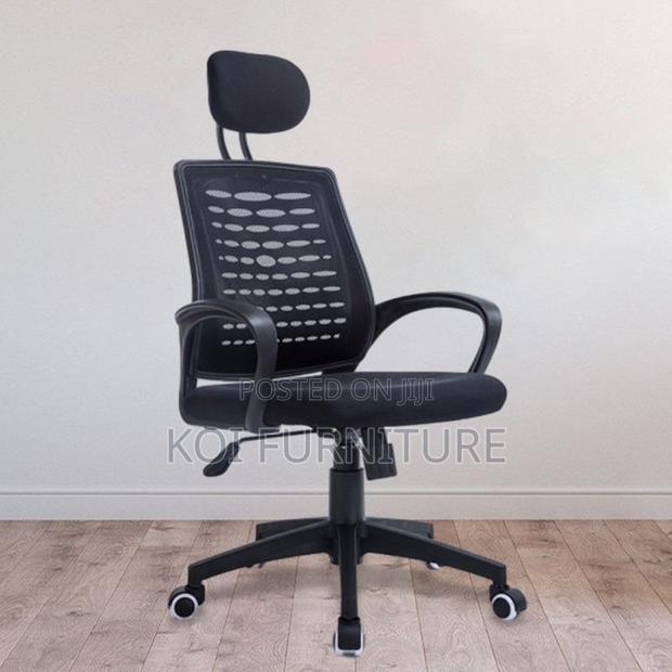 Office Chairs; Headrest Black Recliner Office Seat