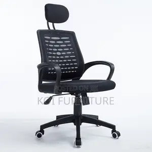 Office Chairs; Headrest Black Recliner Office Seat