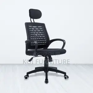 Office Chairs; Headrest Black Recliner Office Seat