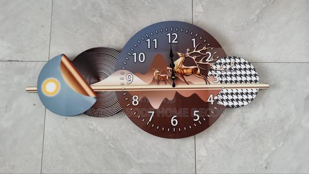 Luxury Decorative Wall Clocks. 80×40cm - thumbnail 3
