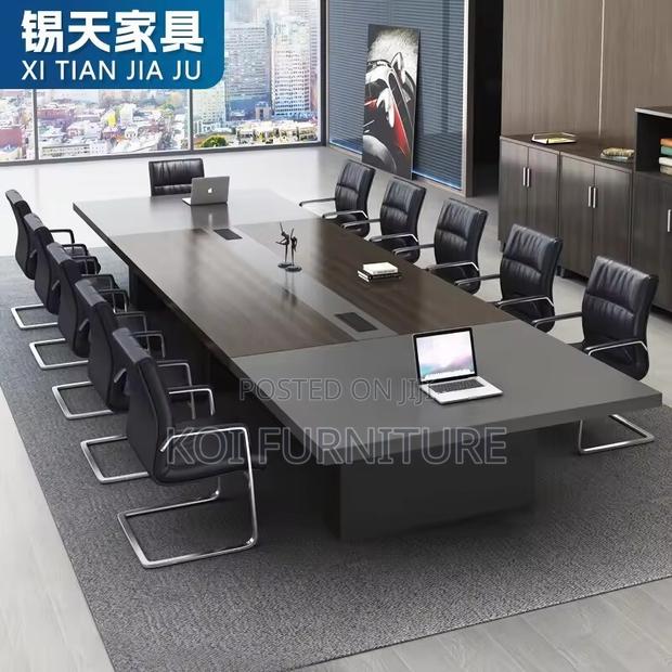 Boardroom Table; 3000mm Executive Long Meeting Boardroom Table - thumbnail 4