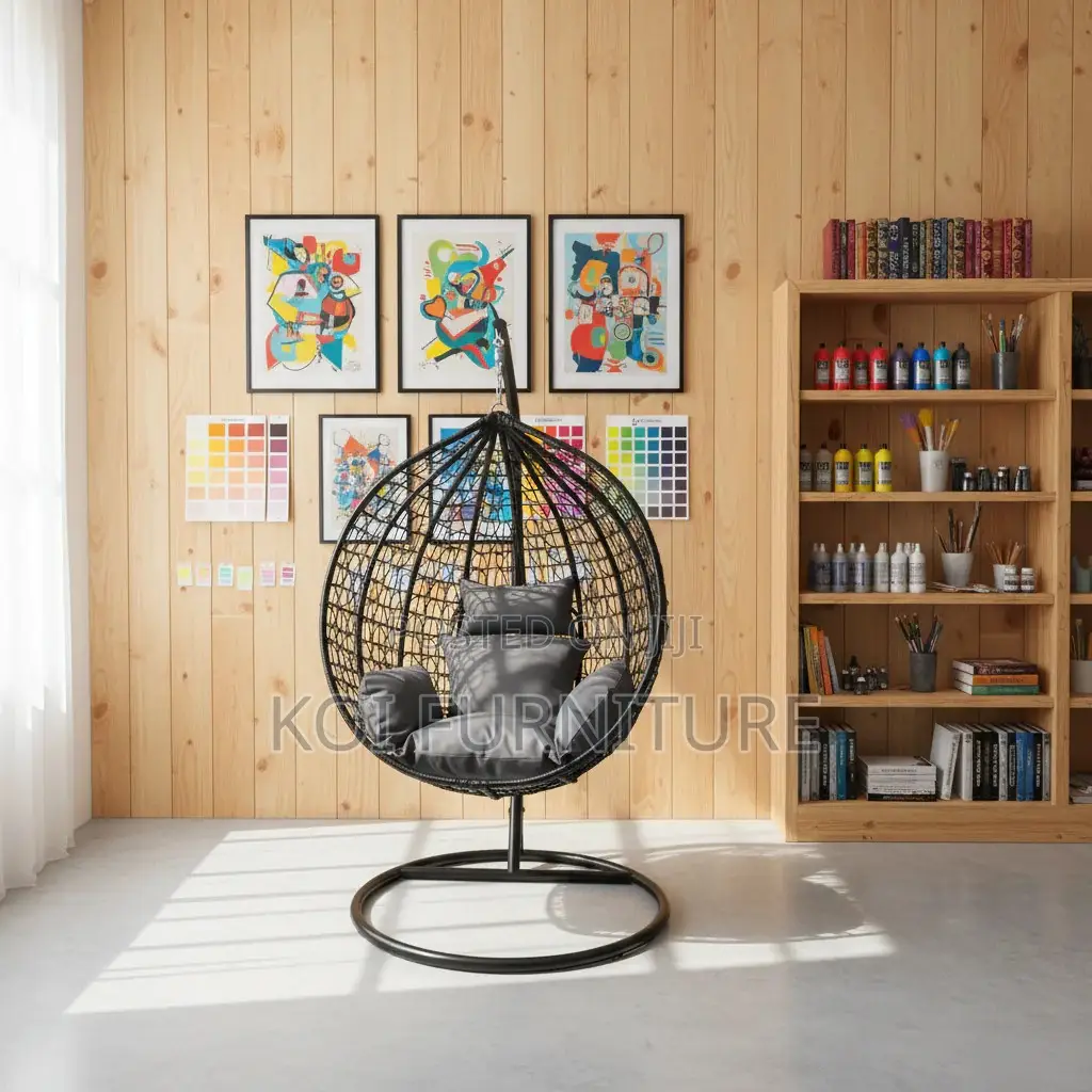 Home Chairs; Rattan Hammock Swing Egg Shaped Balcony Outdoor Chairs
