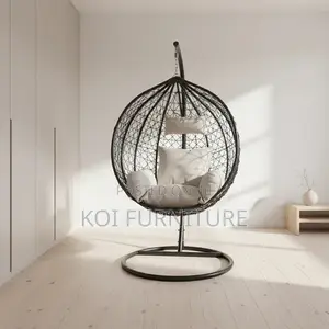Home Chairs; Rattan Hammock Swing Egg Shaped Balcony Outdoor Chairs