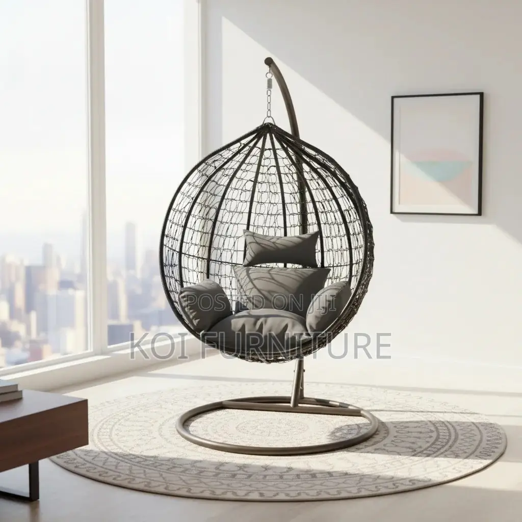 Home Chairs; Rattan Hammock Swing Egg Shaped Balcony Outdoor Chairs