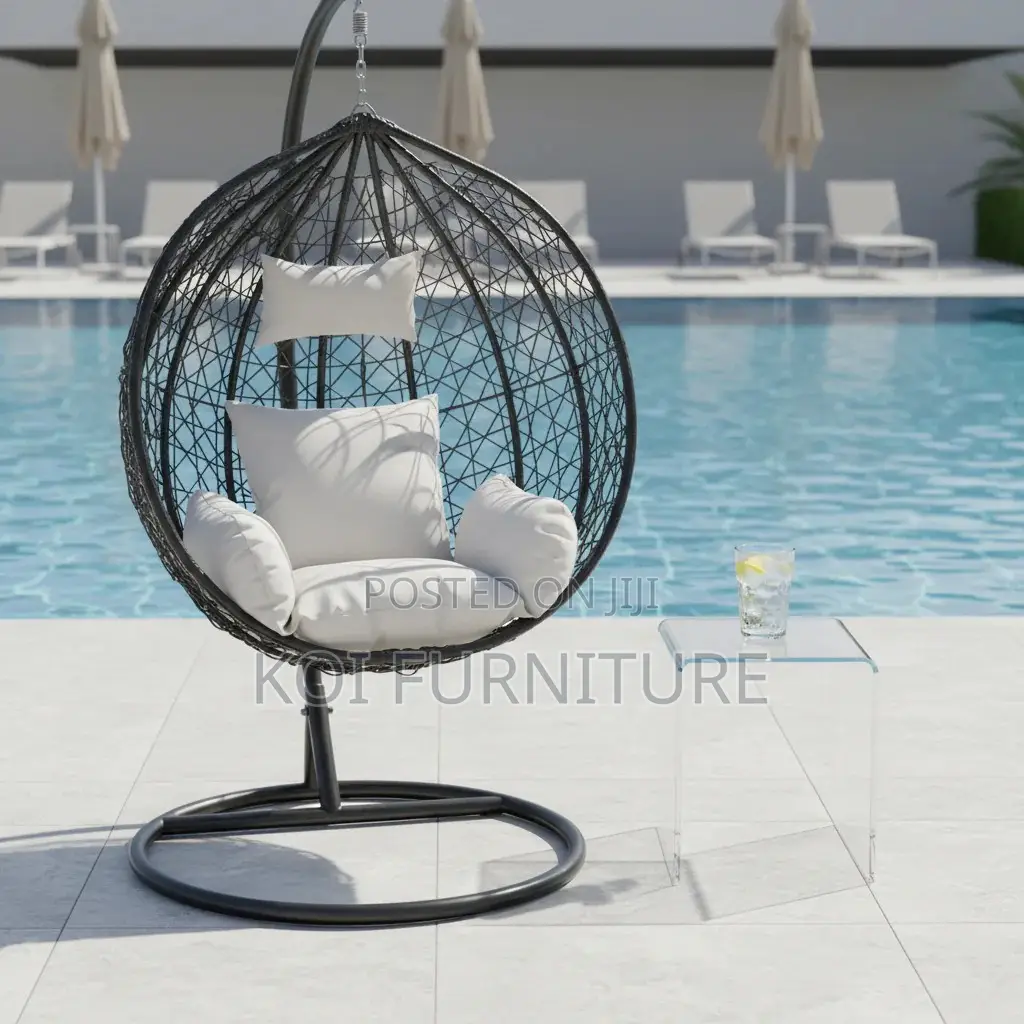 Home Chairs; Rattan Hammock Swing Egg Shaped Balcony Outdoor Chairs