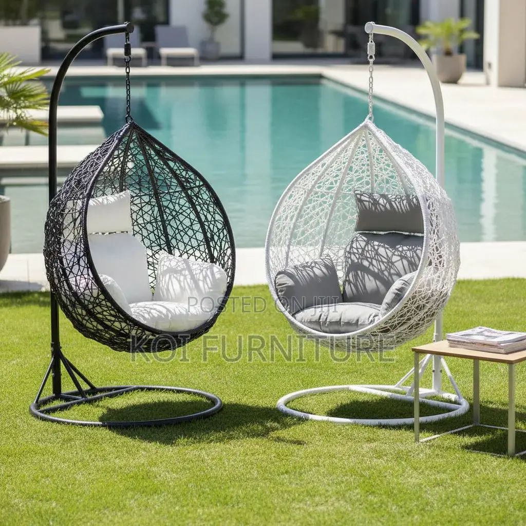 Home Chairs; Rattan Hammock Swing Egg Shaped Balcony Outdoor Chairs