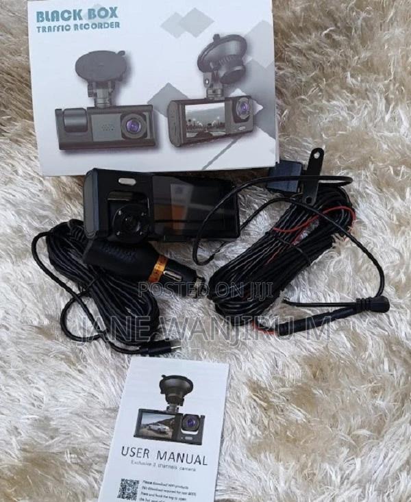 3 in 1 Dash Cam Front, Inner Rear