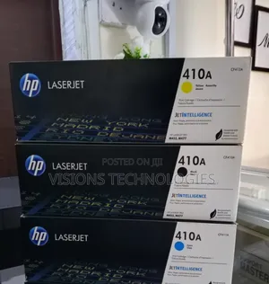 Hpcf412a Toner Cartridge (Hp410a) Cyan/Yellow/Black