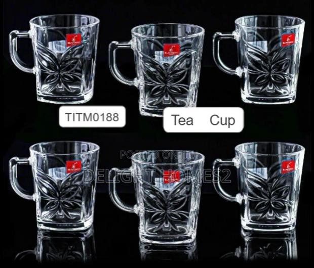 6 PCS Glasses Tea Coffee Hot Cold Water Set_jim