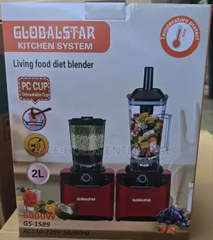 2 Litres Globalstar 2 in 1 Commercial Blender - 5000watts
