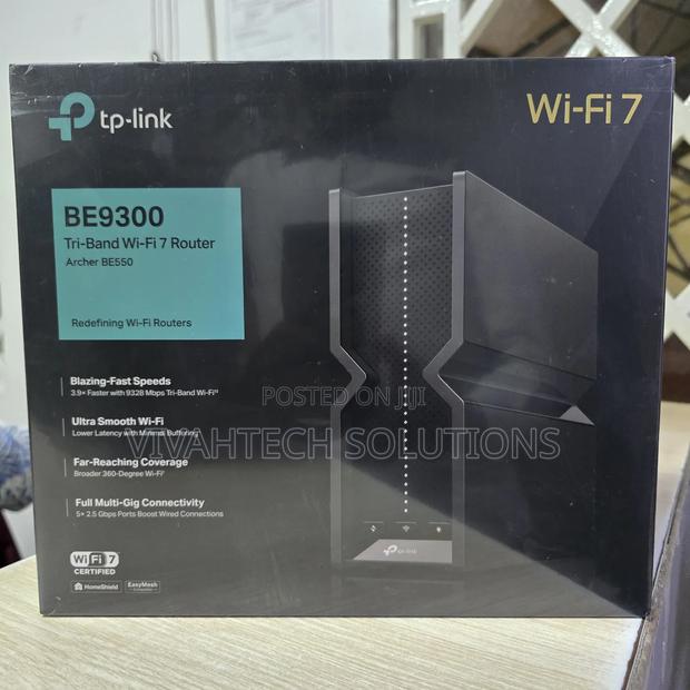 Tp-Link Be550 | Be9300 Tri-Band Wi-Fi 7 Router - Tl-Archer Be550