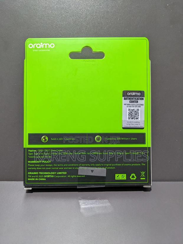 Oraimo Digiline C To C Cable - thumbnail 4