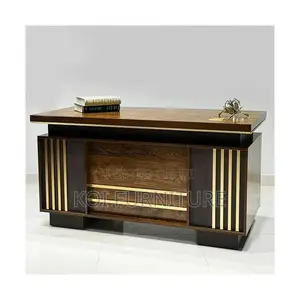 Office Desk; Golden 1400mm Executive Managers Senior Office Desk