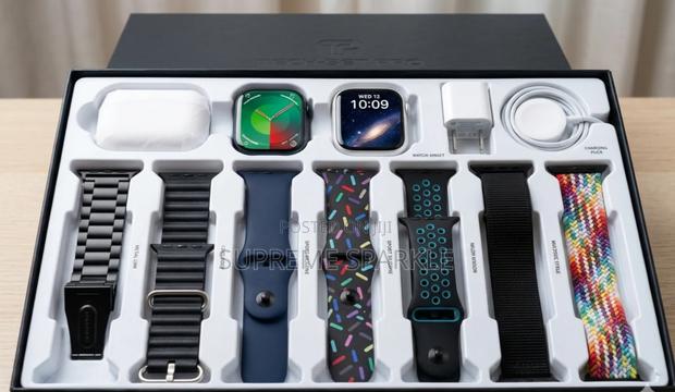 Generic I20 Ultra Max Smartwatch Set. 7 Straps - thumbnail 2