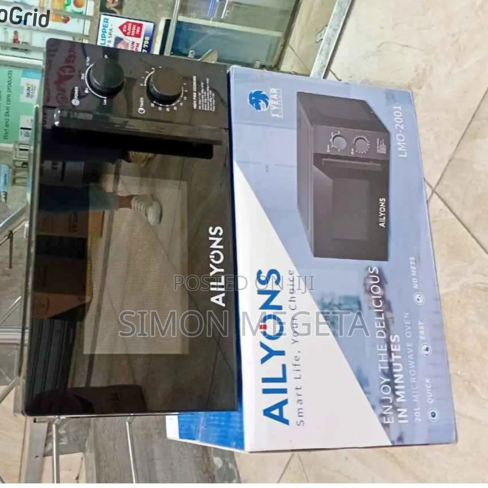 Restocked Ailyons Manual Microwave Available