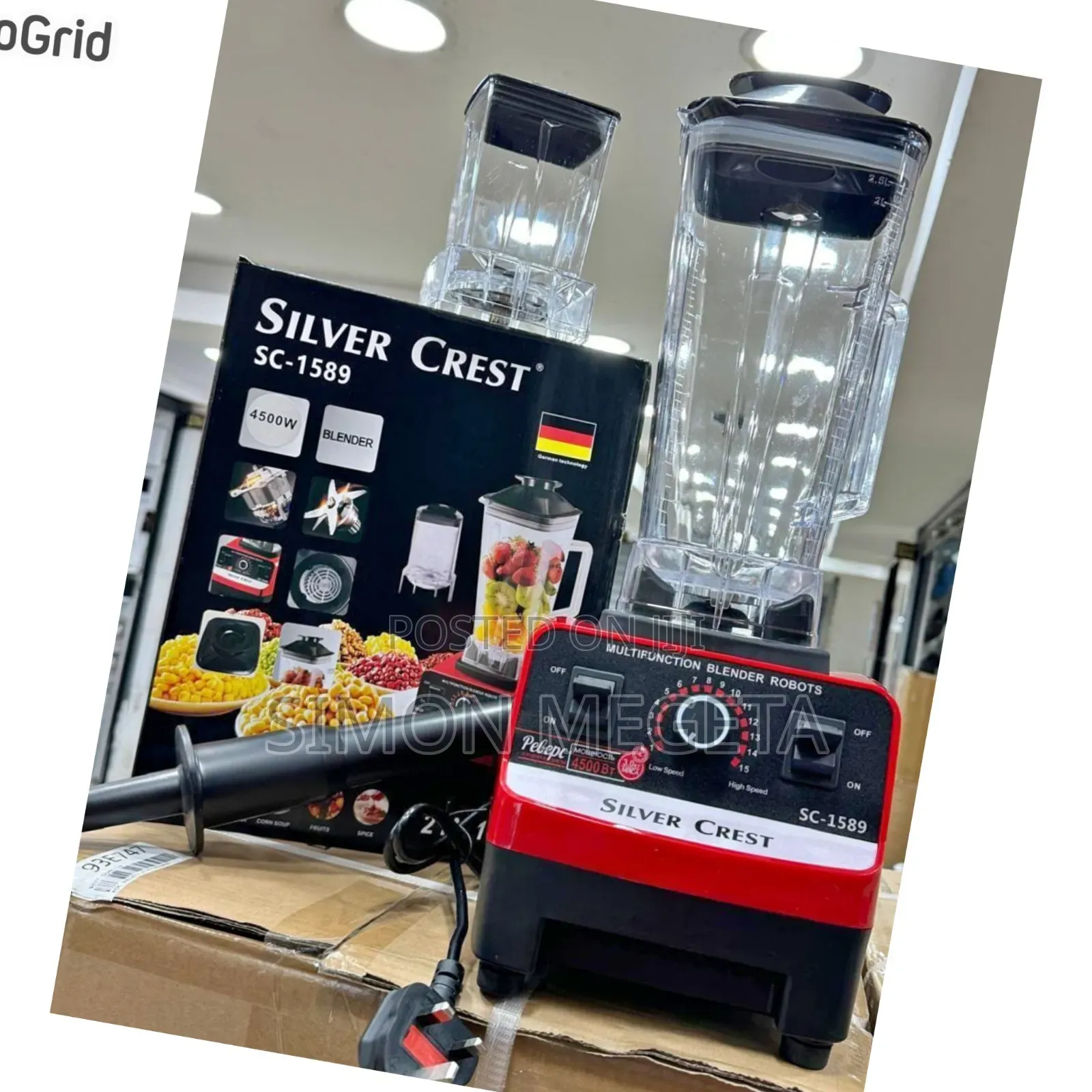 Available Silver Crest Commercial Blender