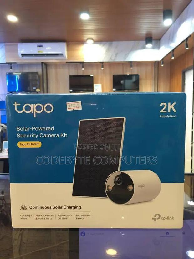 Tp-Link Tapo C410 Kit Solar-Powered Security Camera Kit - Tl-Tapo C410