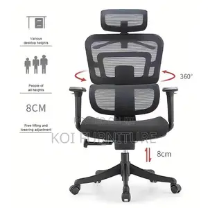 Office Chairs; High Back Orthopedic Executive Office Chair