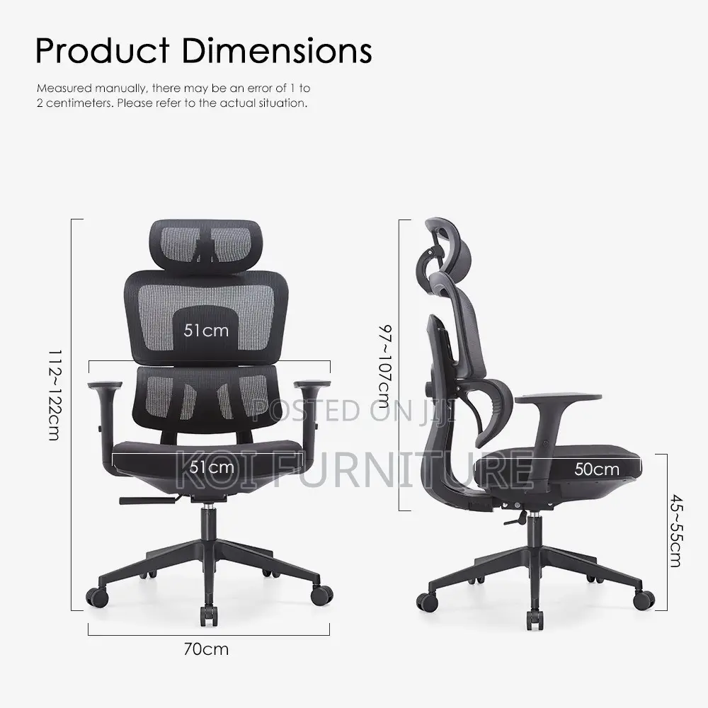 Office Chairs; High Back Orthopedic Executive Office Chair