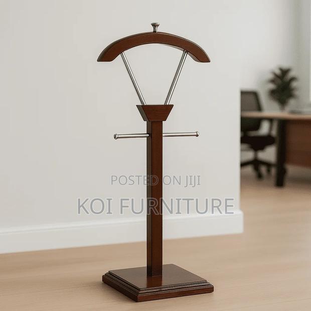 Office Hangers; Mahpgany Strong Home Office Coat Hangers - thumbnail 6