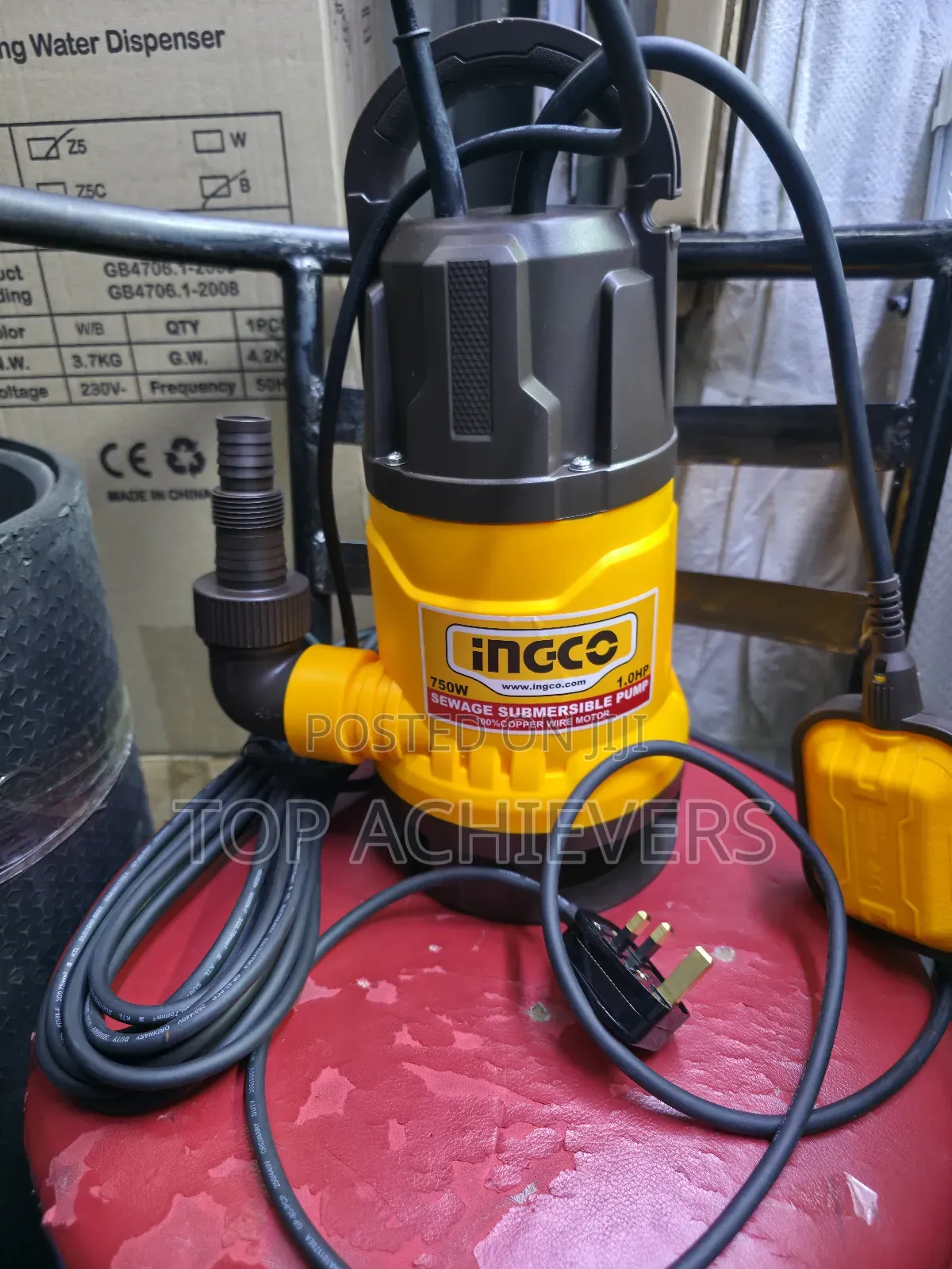 1hp Ingco Sewage Submersible Pump 8mtrs