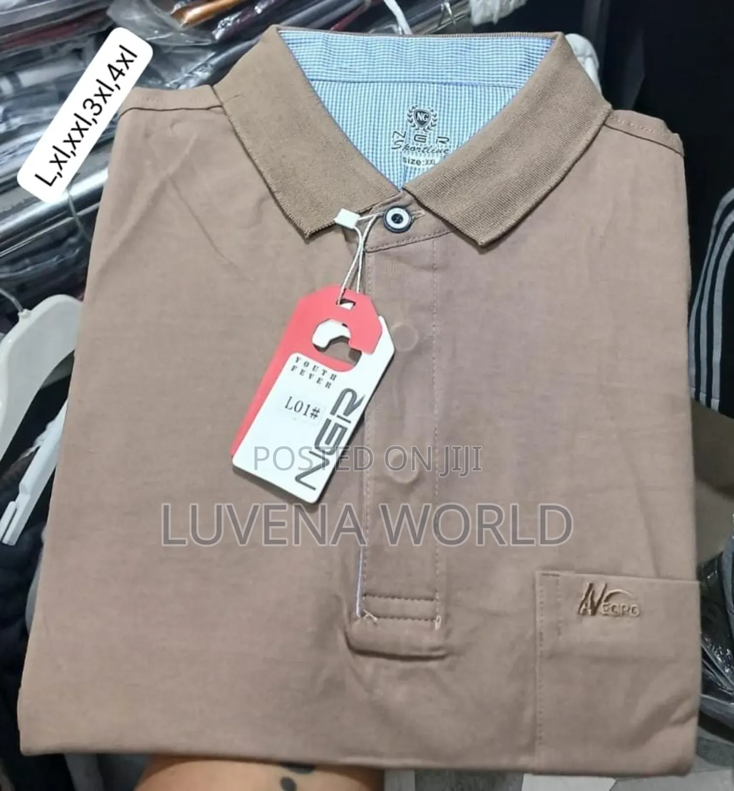 Beige and Grey Polo Tshirts