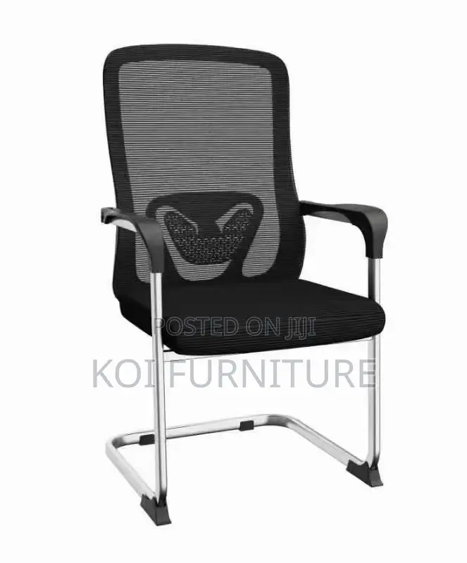 Office Chairs; Mesh Sled Office Chair