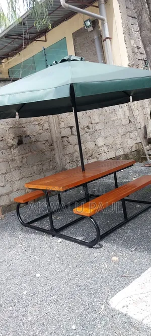 Bench With Umbrella