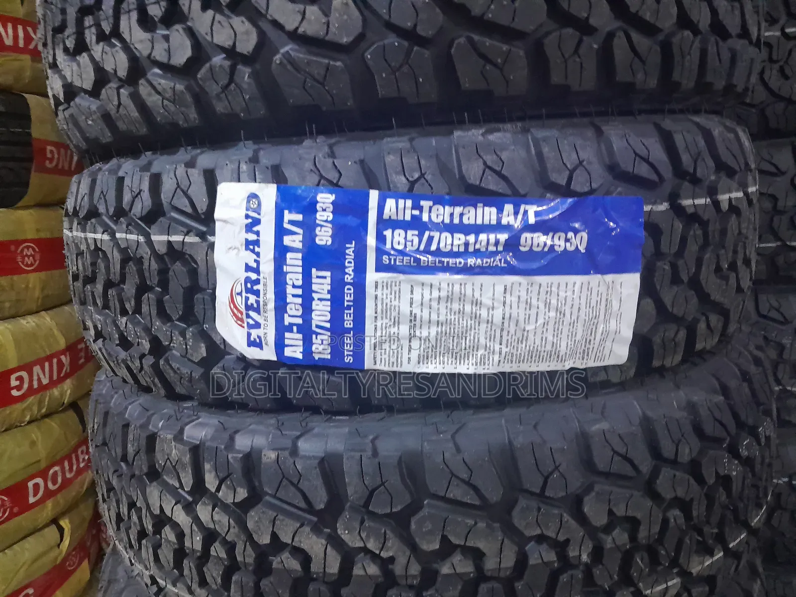 185/70r14 Everlander Tyres Brand New