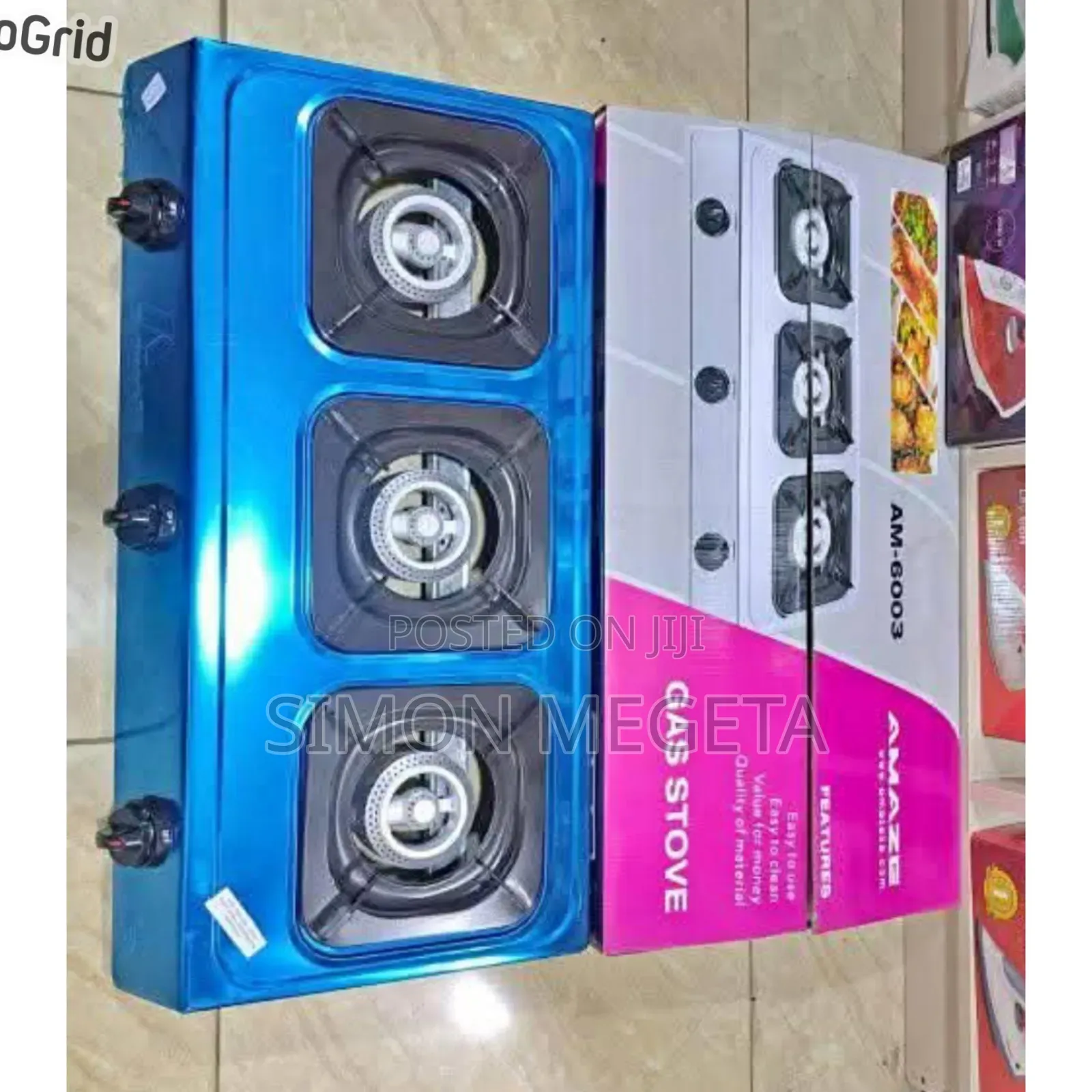 In Stock Amaze 3 Burner Table Top Cooker