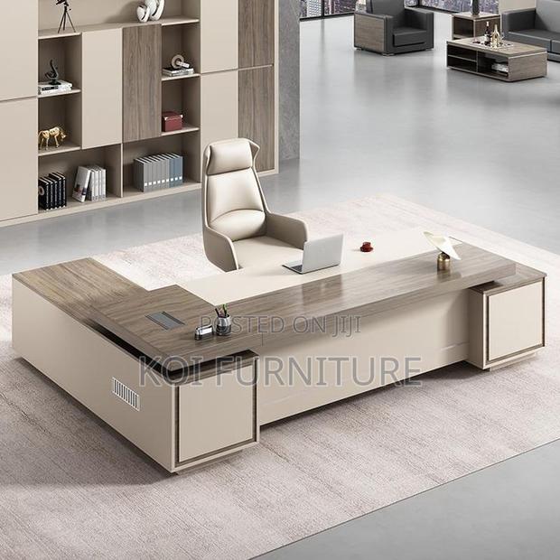 Office Desk; 1800mm Modern Classic Advanced Executive Office Desk - thumbnail 4