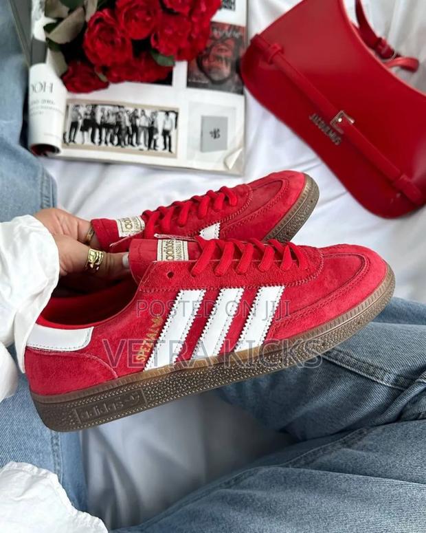 Adidas Spezial Red White Stripes - main view