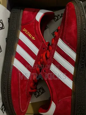 Adidas Spezial Red White Stripes