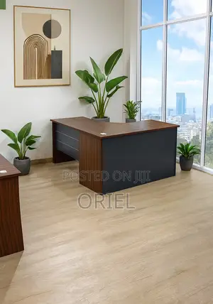 Executive Desks: L-Shaped Corner Desk 140cm for Home Office