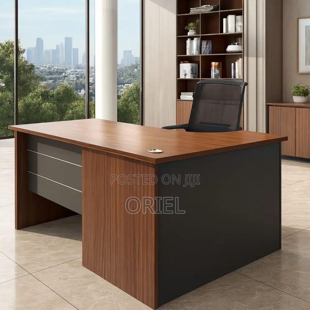 Executive Desks: L-Shaped Corner Desk 140cm for Home Office