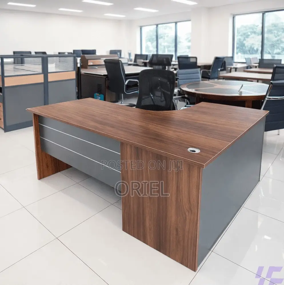 Executive Desks: L-Shaped Corner Desk 140cm for Home Office