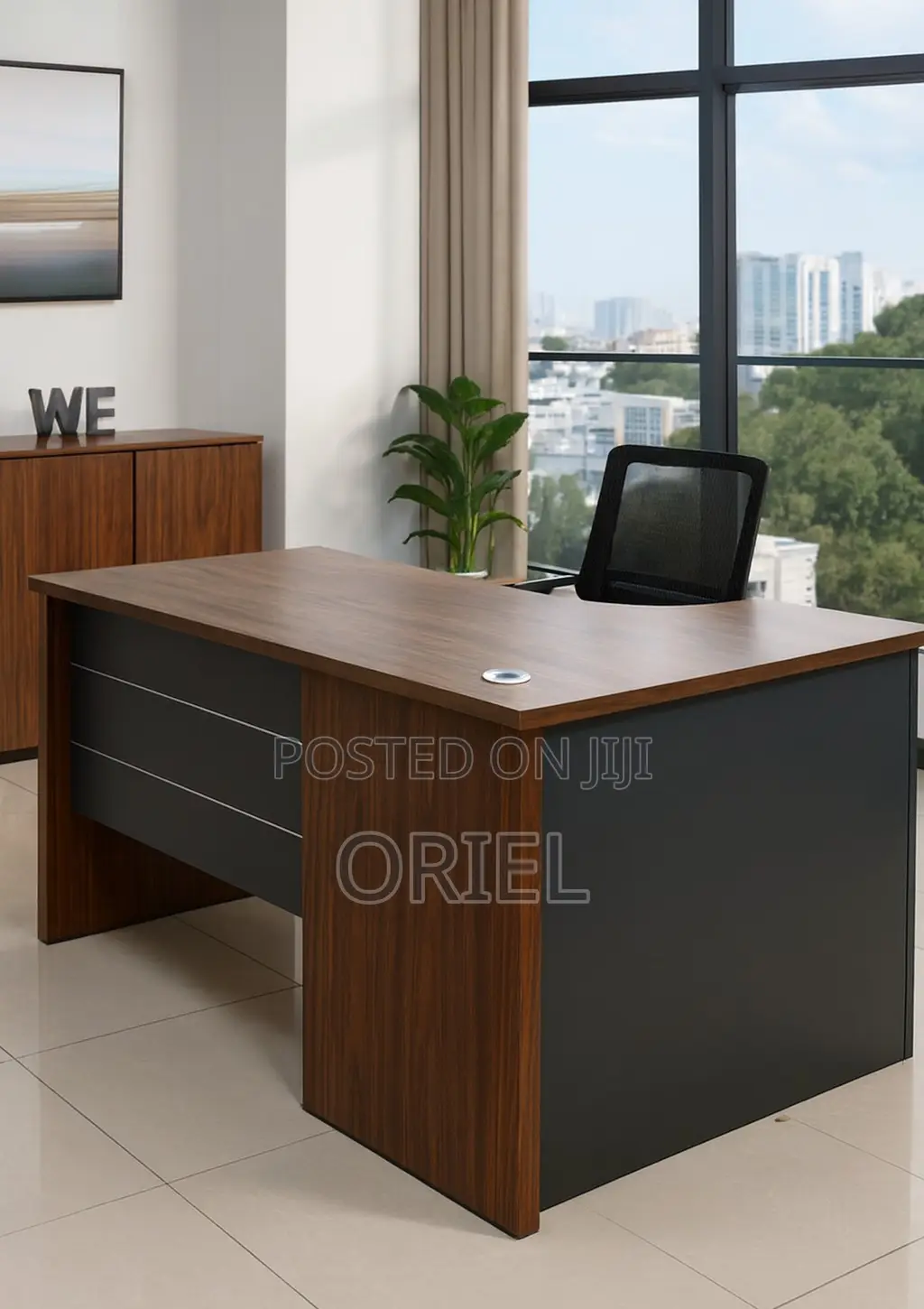 Executive Desks: L-Shaped Corner Desk 140cm for Home Office