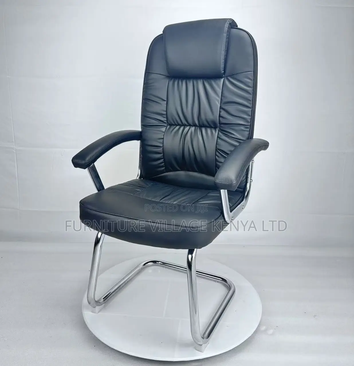 Office Chair; Executive Leather Visitor Chair