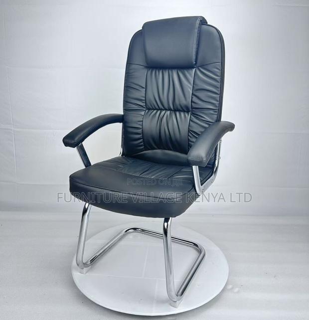 Office Chair; Executive Leather Visitor Chair - thumbnail 8