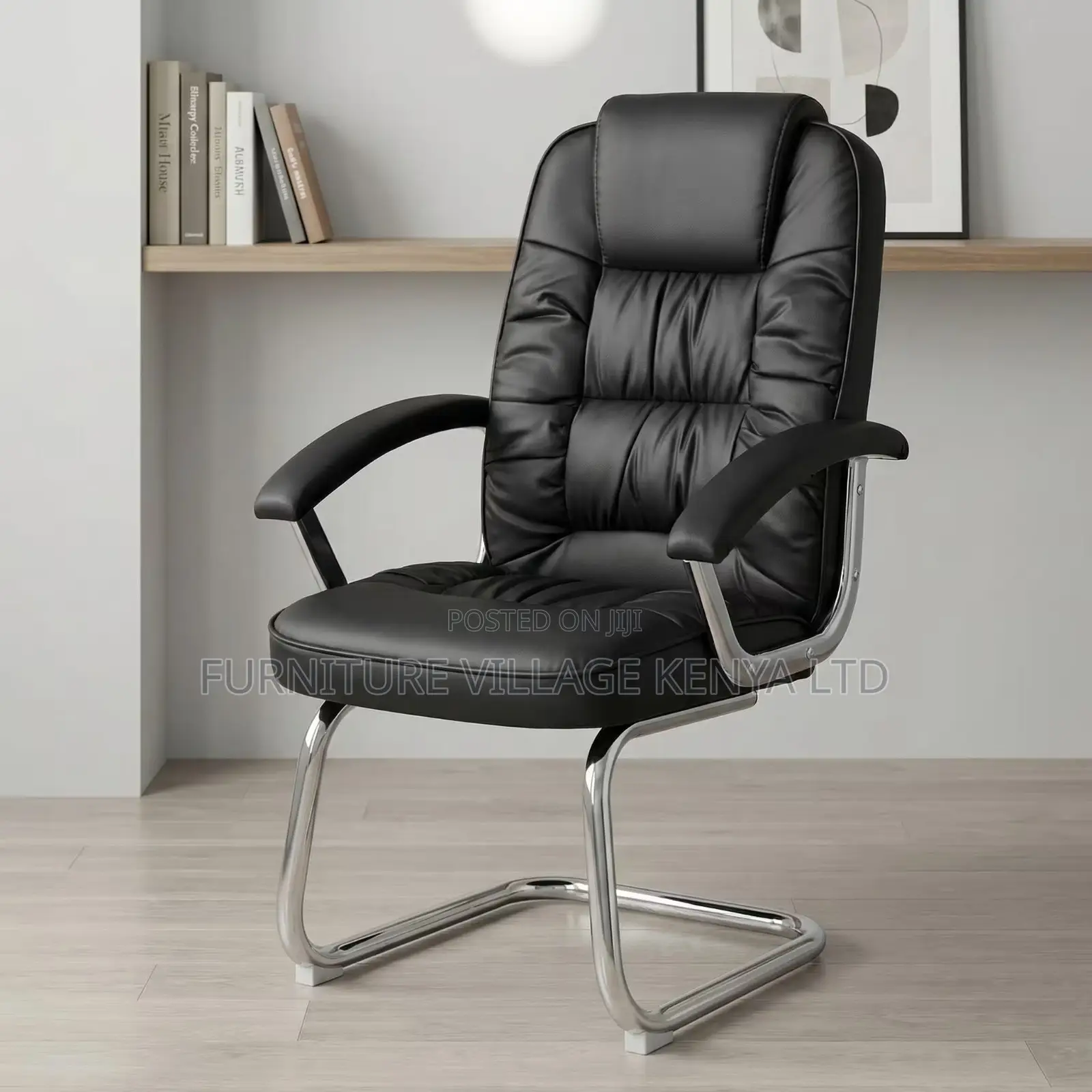 Office Chair; Executive Leather Visitor Chair
