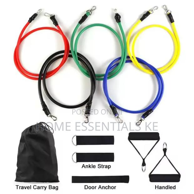 11pcs/Set Pull Rope, Resistance Bands, Portable Fitness Equipment - thumbnail 3