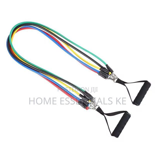 11pcs/Set Pull Rope, Resistance Bands, Portable Fitness Equipment - thumbnail 4