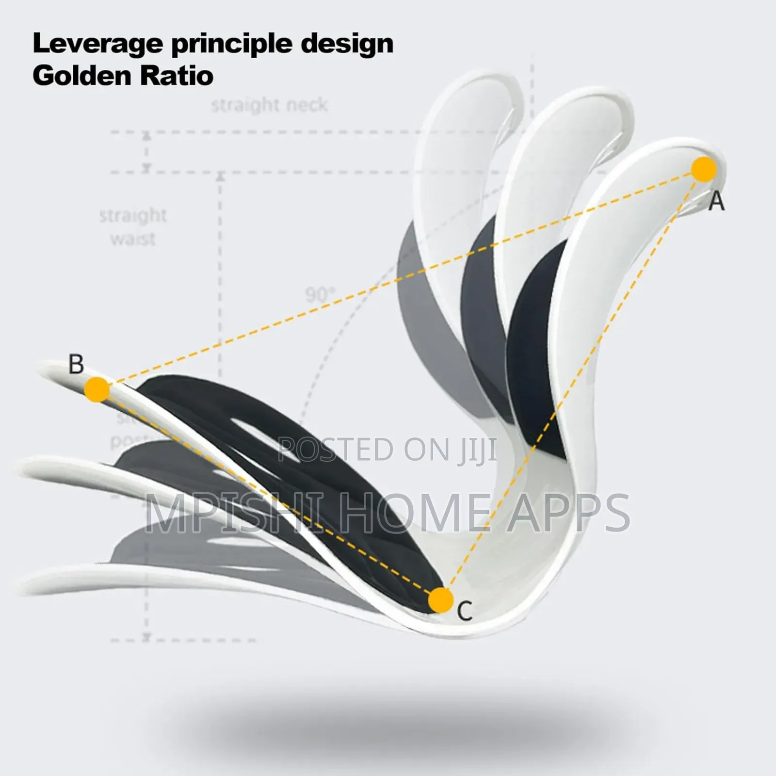 Ergonomic Back Support Seat Cushion