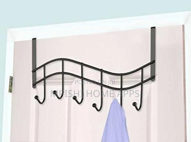 6 Hook Over the Door Hanging Rack - main view